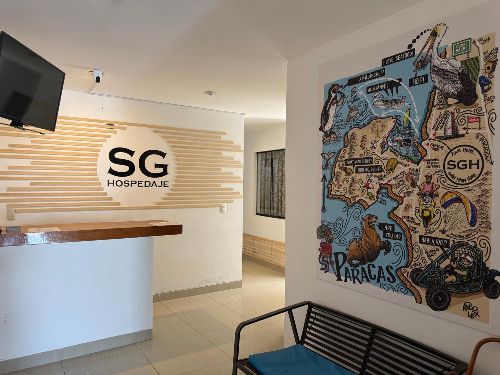 Sgh Paracas Hospedaje Bagian luar foto